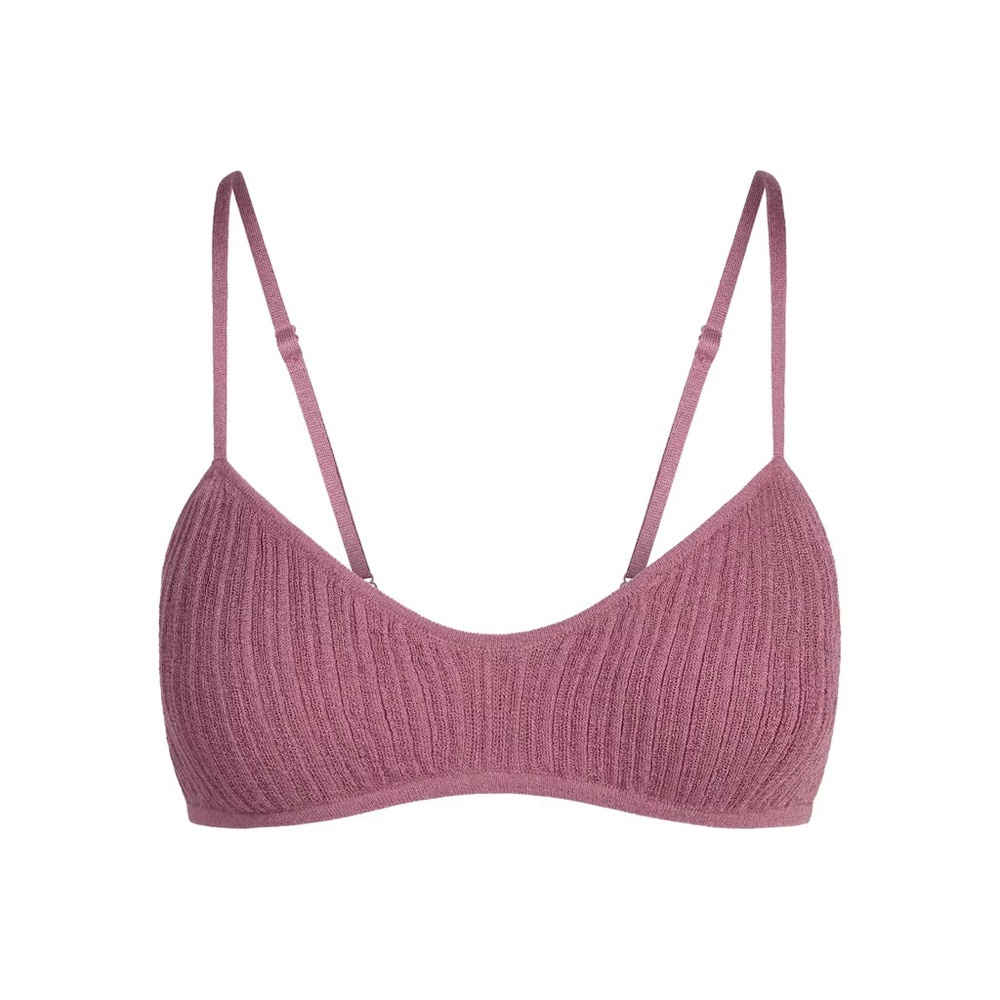 SKIMS Sheer Knit Bralette NWOT